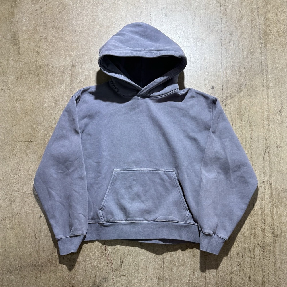Aritzia Hoodie Sweatshirt Womens XL Gray Pullover Sweatfleece Kangaroo Pocket